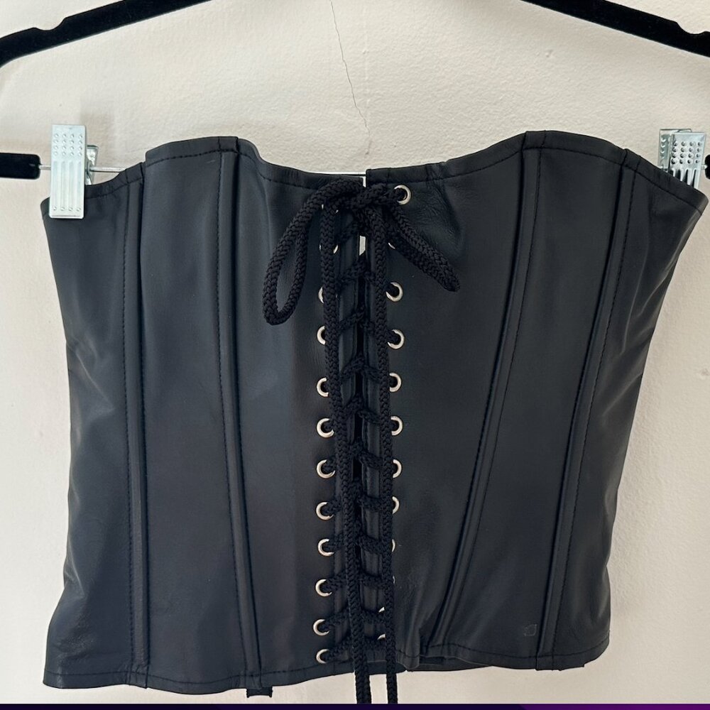 Leather Corset Size M